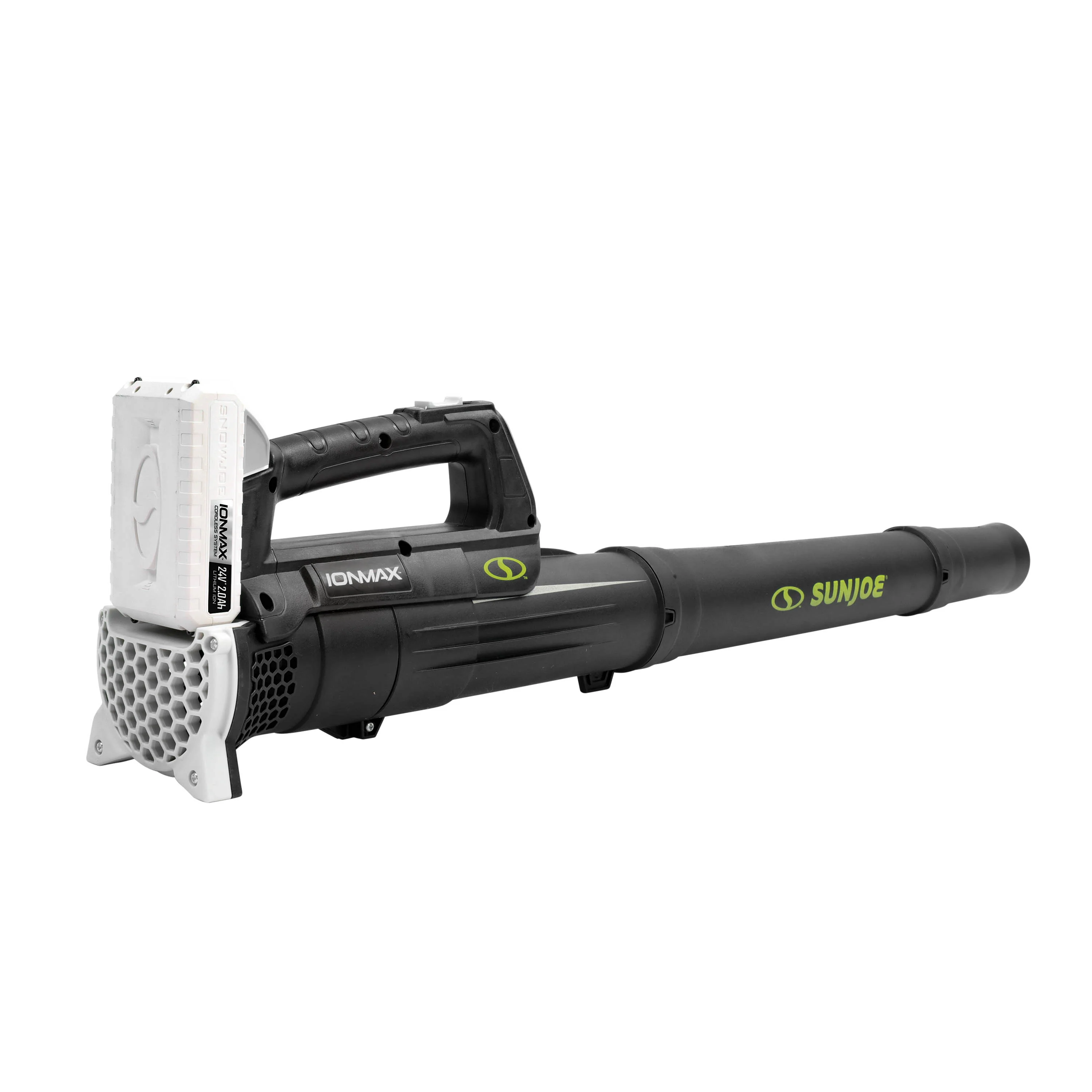Sun Joe 24-Volt* IONMAX Cordless Compact Turbine Jet Blower | 100-MPH | 280-CFM | W/ 2.0-Ah Battery + Charger - Image 14