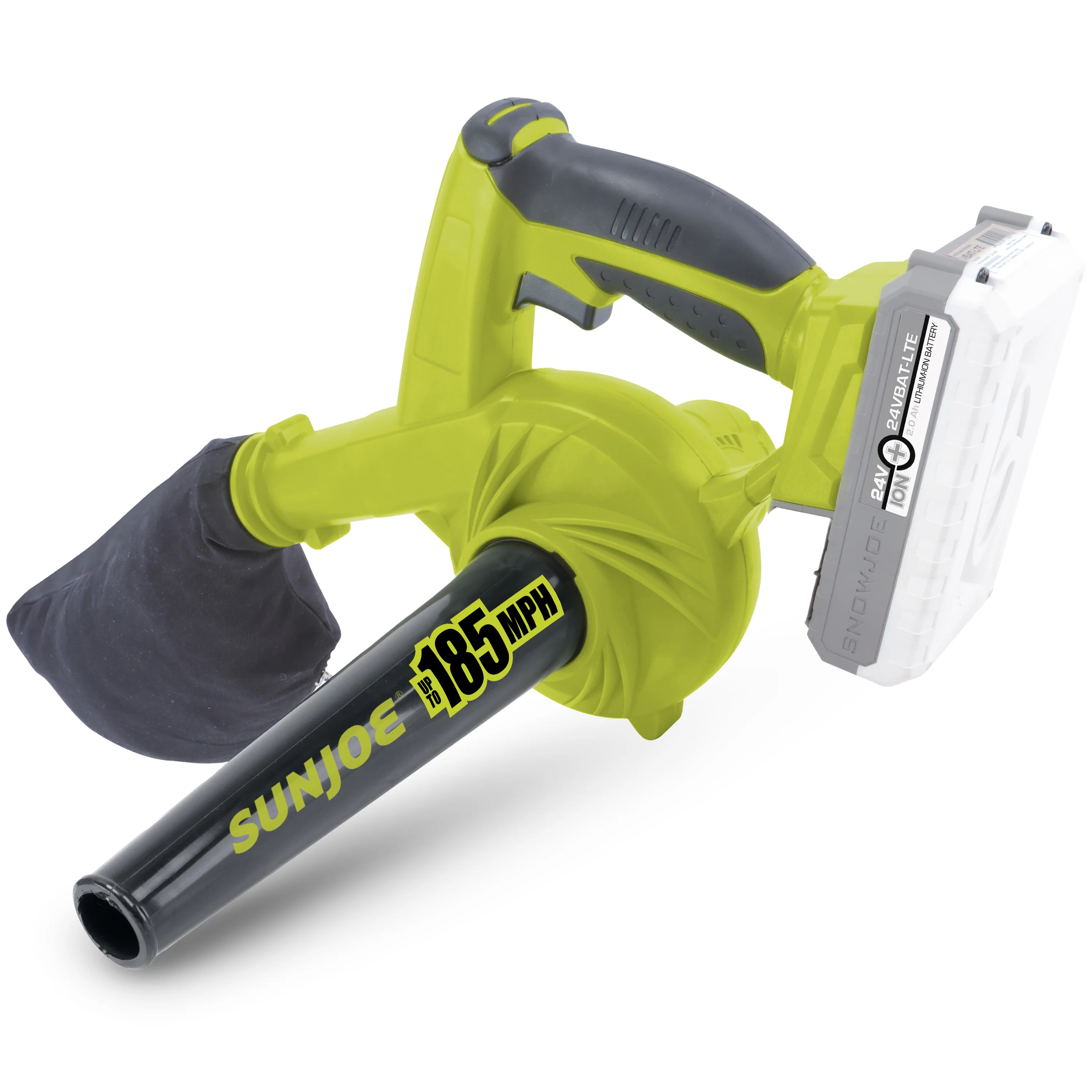 Sun Joe 24-Volt* IONMAX Workshop Blower + Vacuum | W/ 2.0-Ah Battery + Charger - Image 14