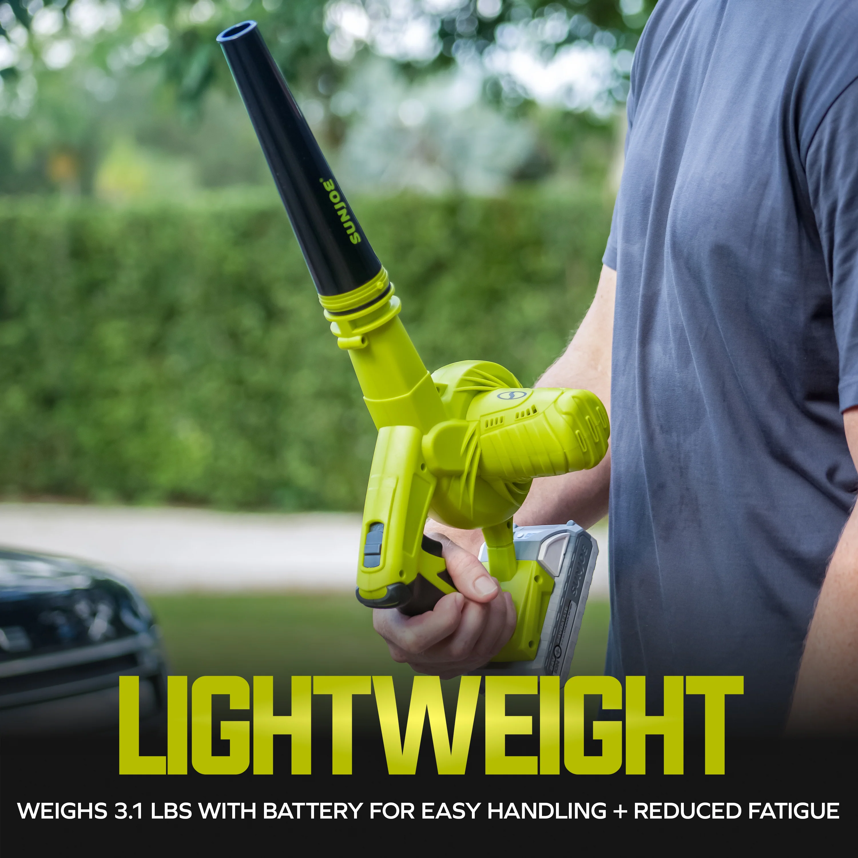 Sun Joe 24-Volt* IONMAX Workshop Blower + Vacuum | W/ 2.0-Ah Battery + Charger - Image 3