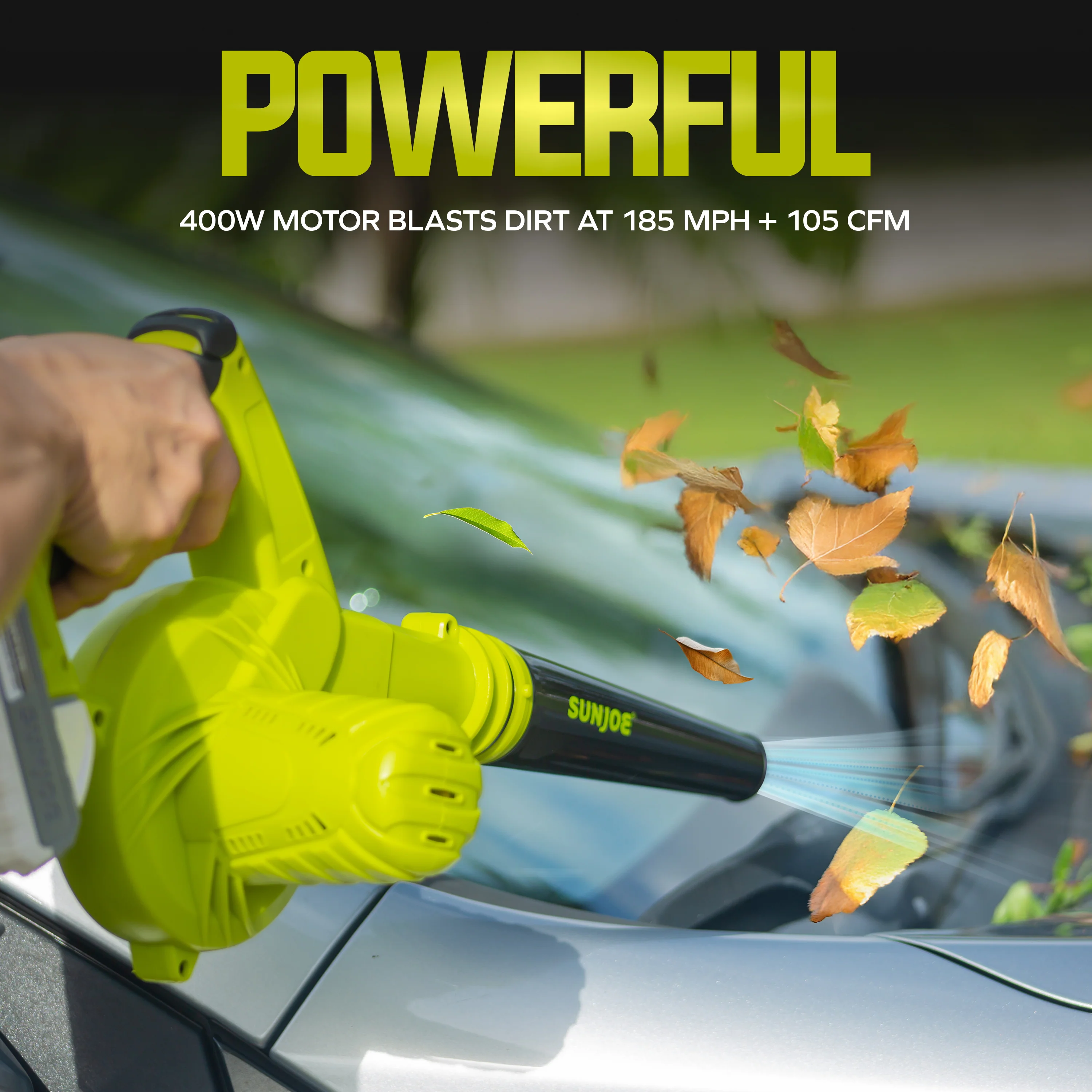 Sun Joe 24-Volt* IONMAX Workshop Blower + Vacuum | W/ 2.0-Ah Battery + Charger - Image 4