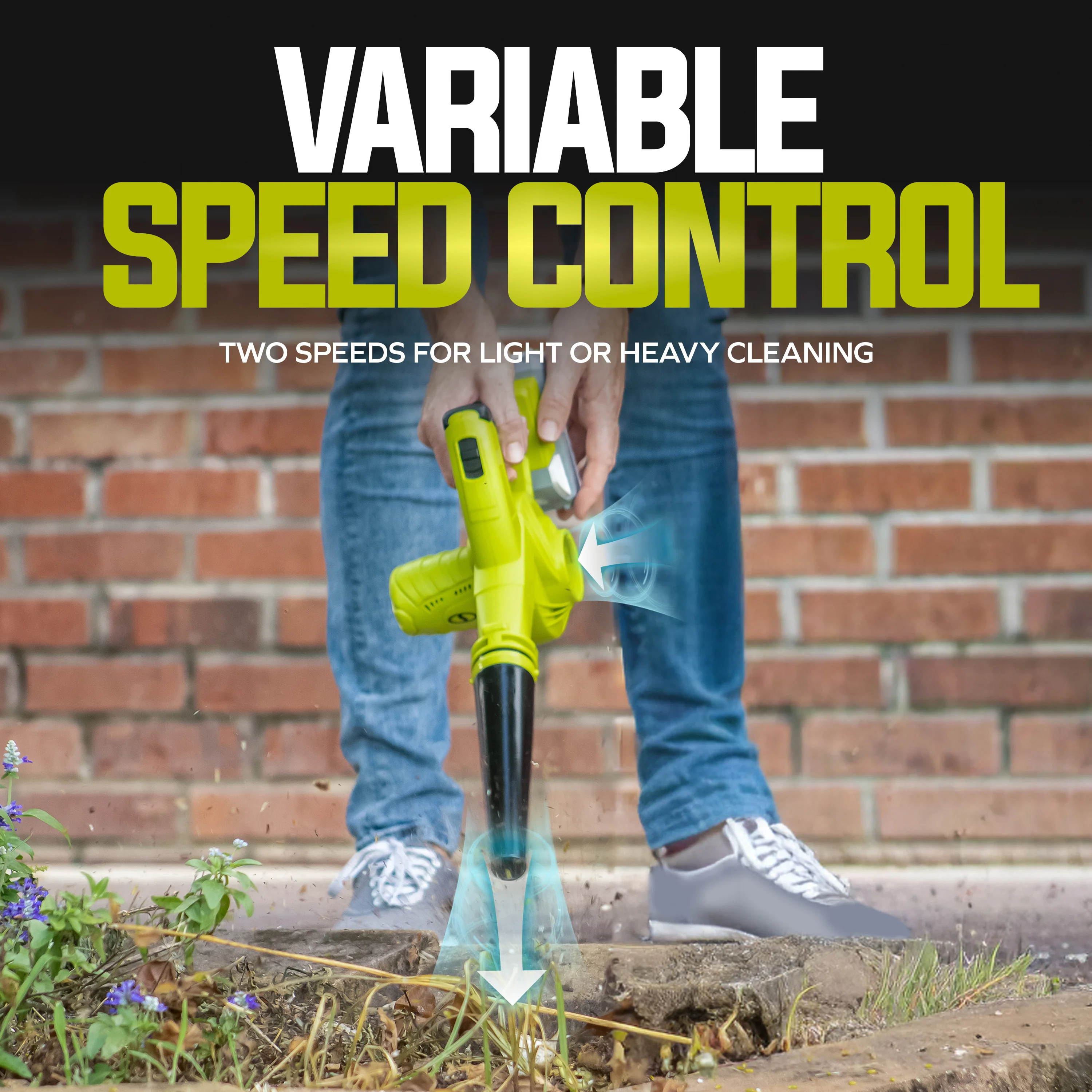 Sun Joe 24-Volt* IONMAX Workshop Blower + Vacuum | W/ 2.0-Ah Battery + Charger - Image 7