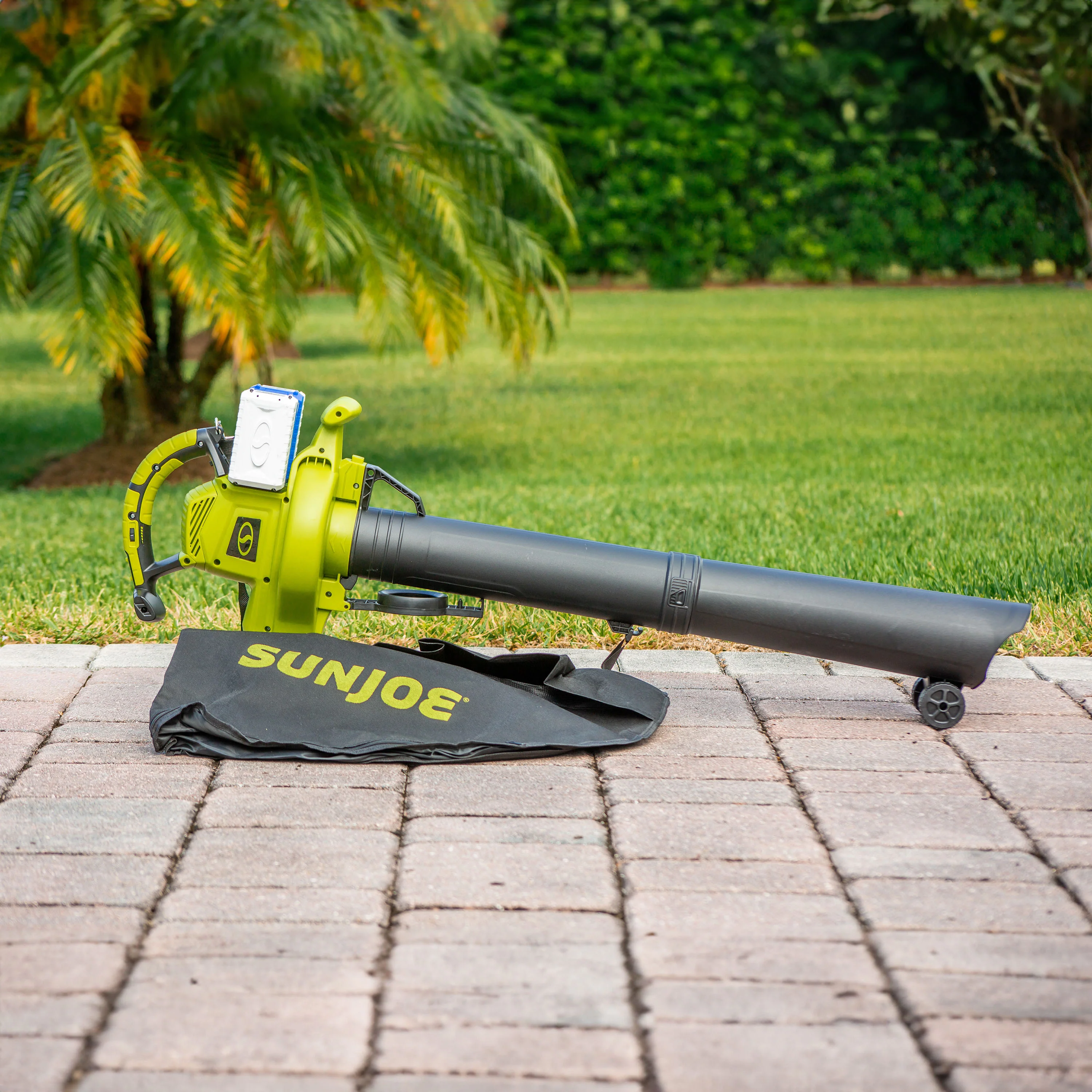 Sun Joe 24V-X2-BVM190 48-Volt* IONMAX Cordless Leaf Blower Vacuum Mulcher Kit | 190-MPH | 340-CFM | W/ 2 x 4.0-Ah Batteries + Charger - Image 9