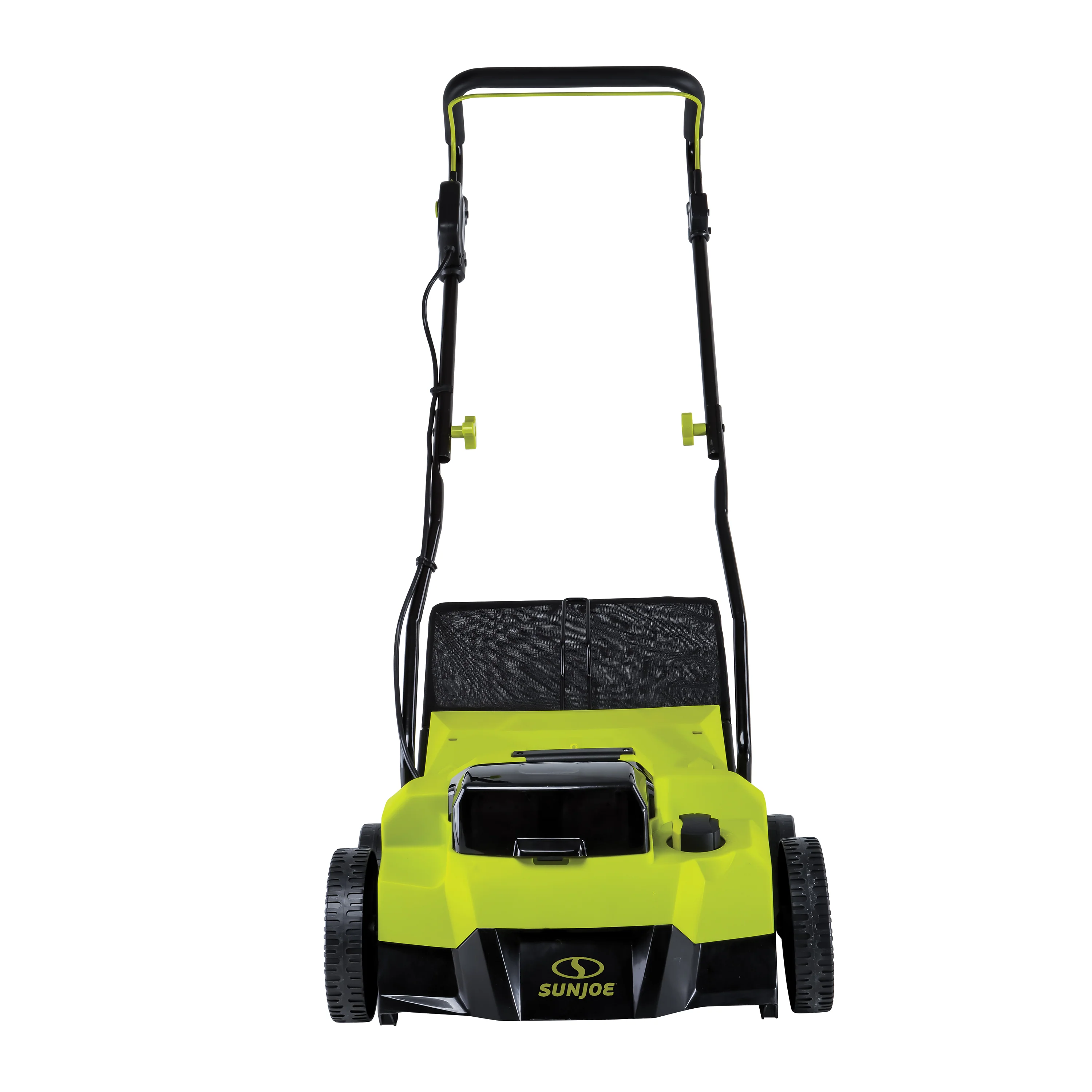 Sun Joe 48-Volt* IONMAX Cordless Scarifier + Dethatcher | 5-Depth Positions | 15-inch | Brushless Motor | W/ 2 x 4.0-Ah Batteries + Charger - Image 9