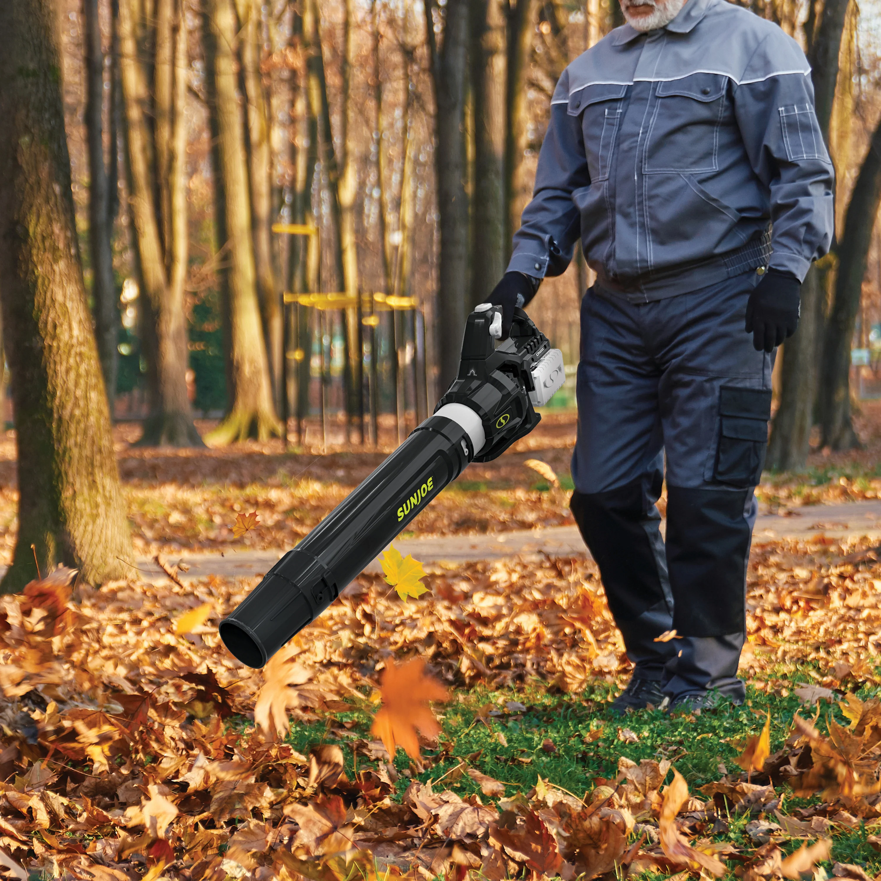 Sun Joe 24V-X2-JB500 Cordless Brushless Turbine Jet Blower | W/ 2 x 2.0-Ah Batteries + Charger - Image 7