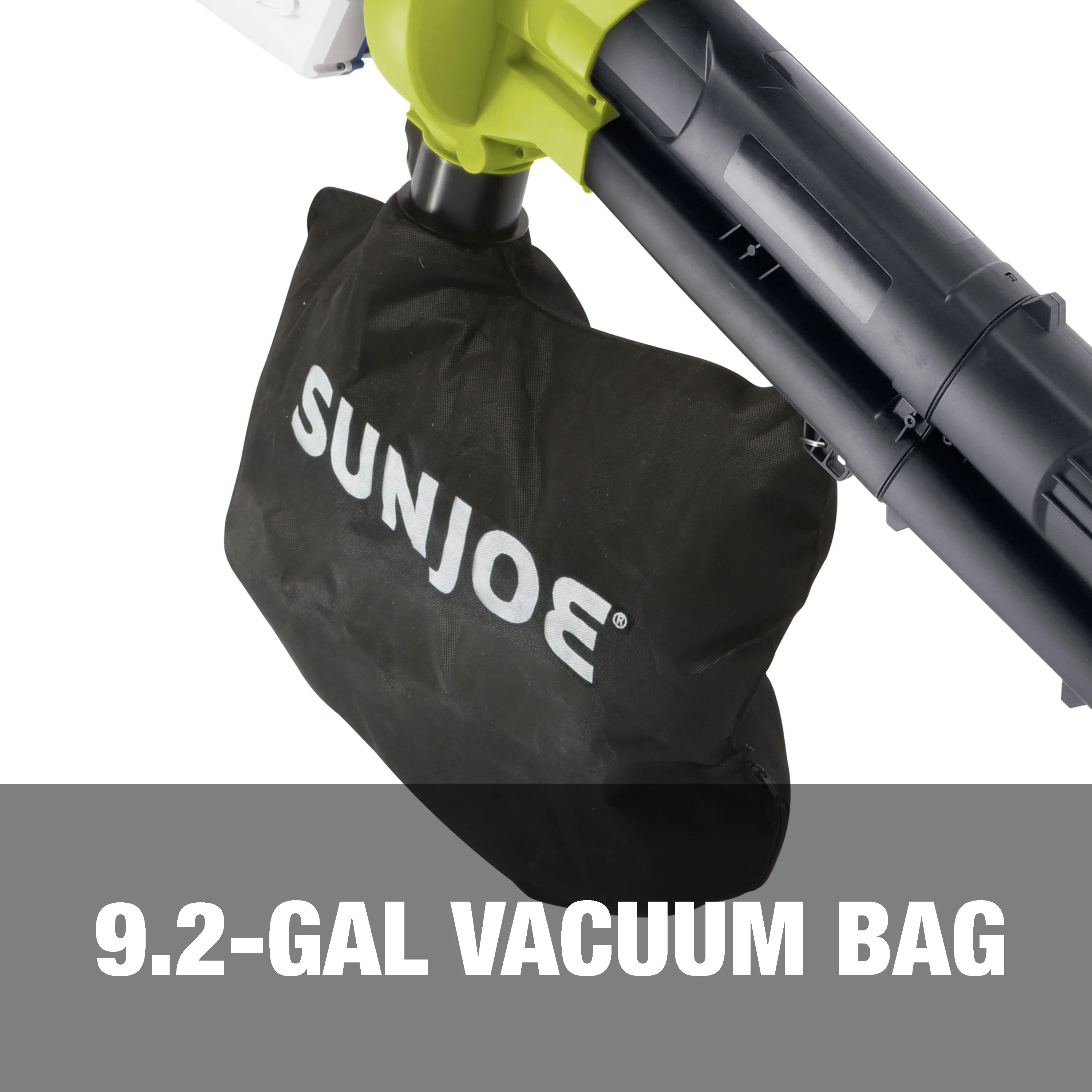 Sun Joe 48-Volt* IONMAX Cordless Leaf Blower Vacuum Mulcher Kit | 163-MPH | 391-CFM | W/ 2 x 5.0-Ah Batteries + Dual Port Charger - Image 8