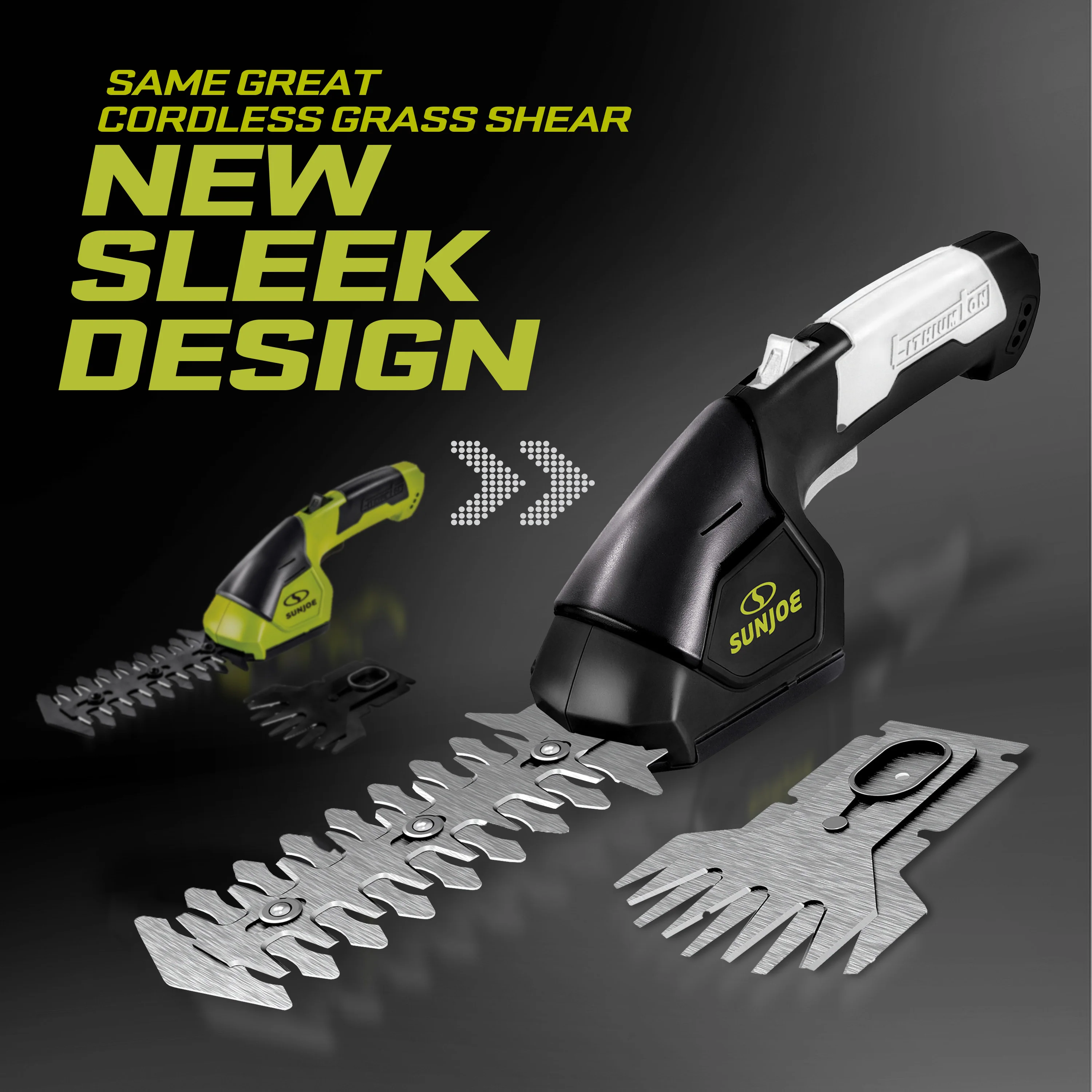 Sun Joe 2-in-1 Cordless Grass Shear + Hedger | 7.2-Volt | W/ 1.5-Ah Battery + Charger - Image 3