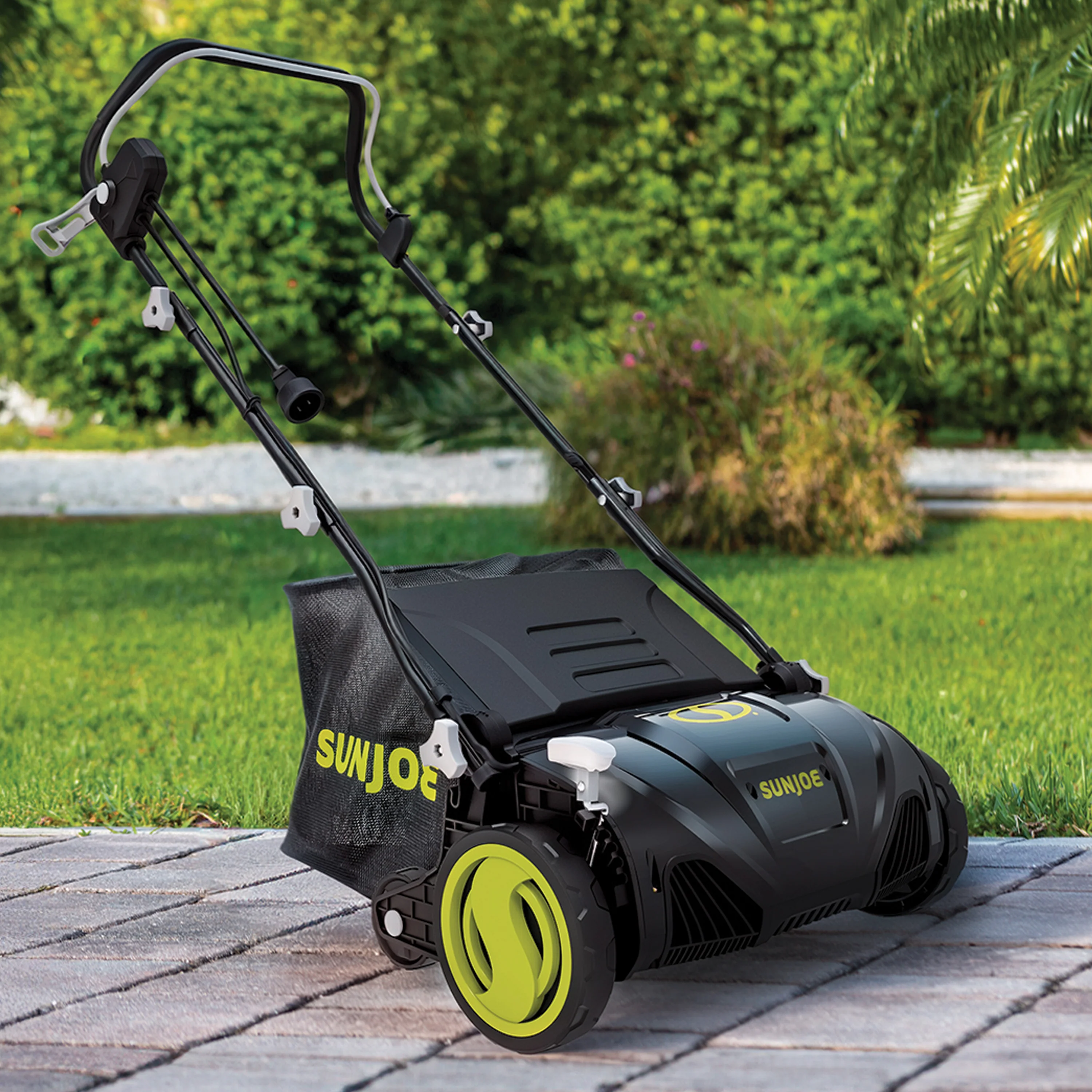 Sun Joe Electric Lawn Dethatcher + Scarifier W/ Collection Bag | 15-inch | 13-Amp - Image 12