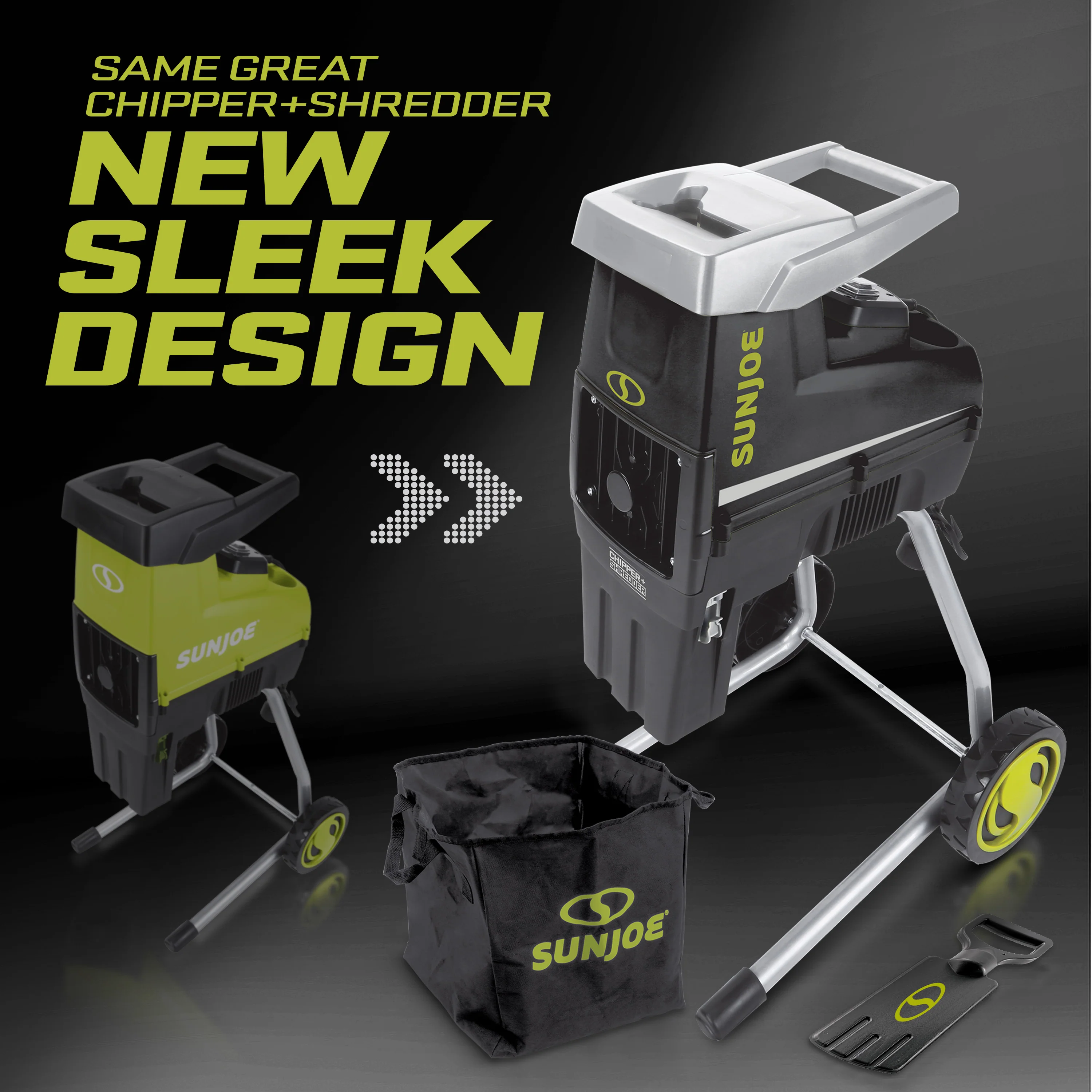 Sun Joe Silent Electric Wood Chipper + Shredder W/ Collection Bag | 1.7-inch Cutting Diameter | 15-Amp - Image 3