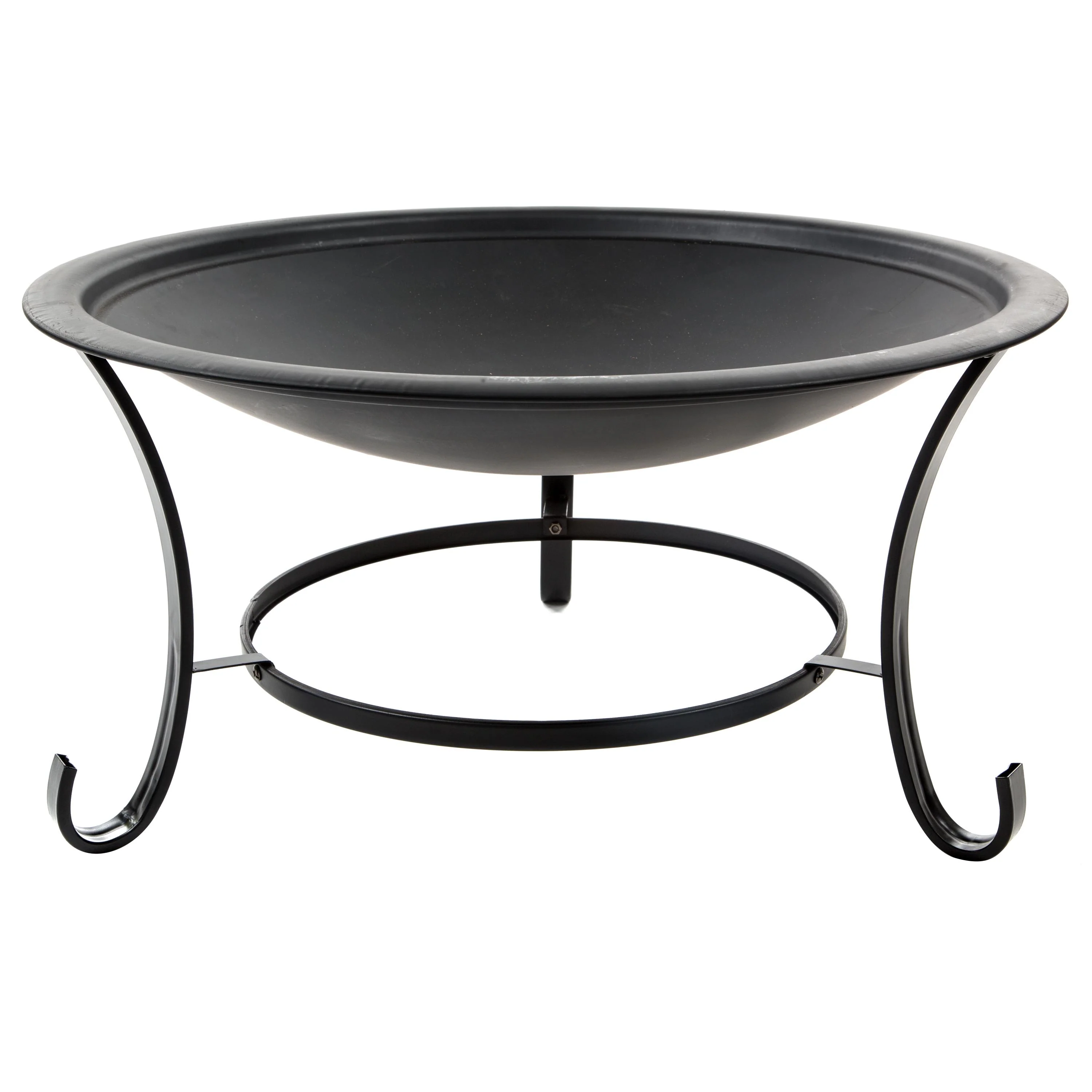 Sun Joe SJFP30 30-Inch Round Steel Fire Pit w/Dome Screen and Poker - Image 4