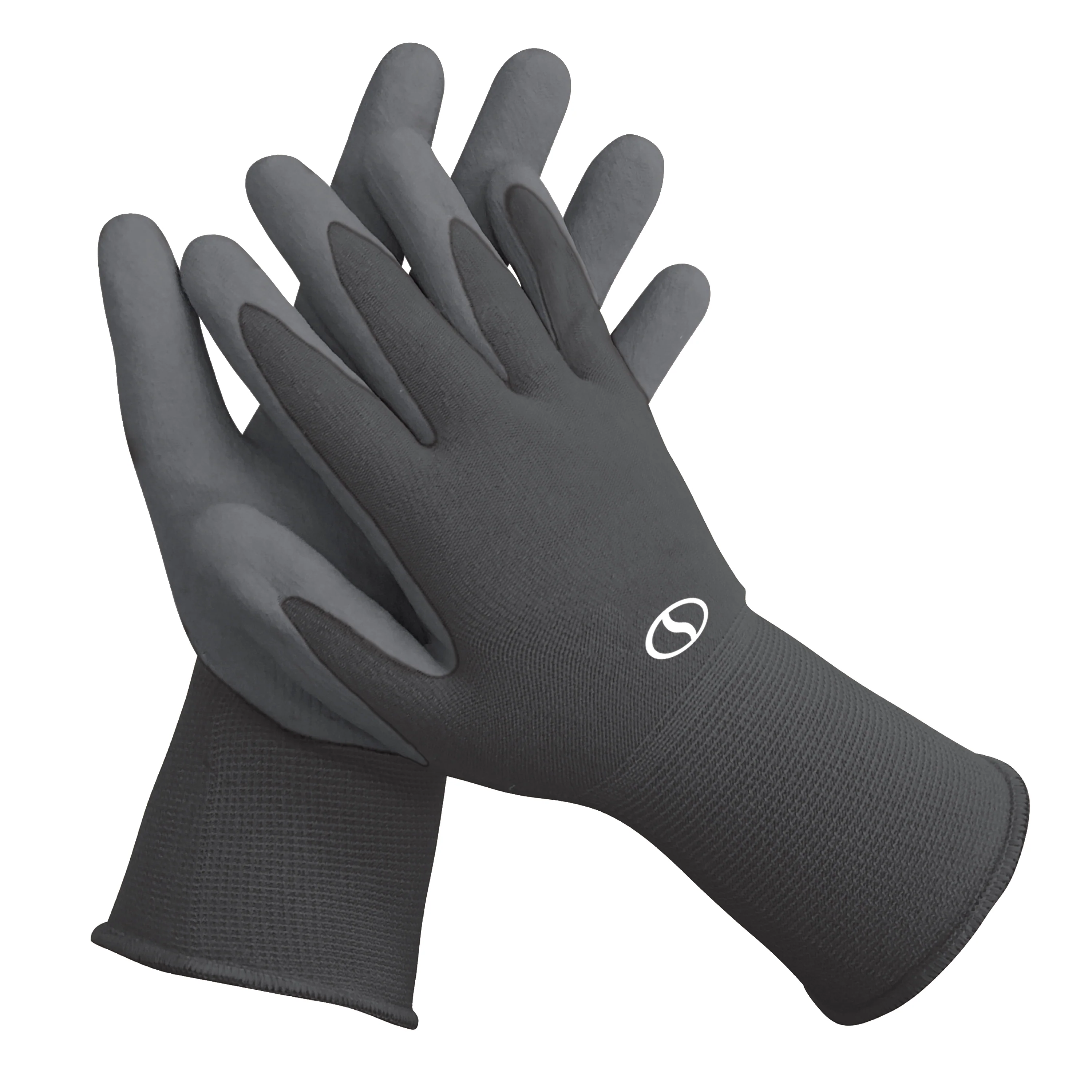 Sun Joe GGNP-S3-BLK Reusable Nitrile-Palm Gloves | Tactile | Washable | One Size Fits Most | Set of 3 (Black) - Image 3