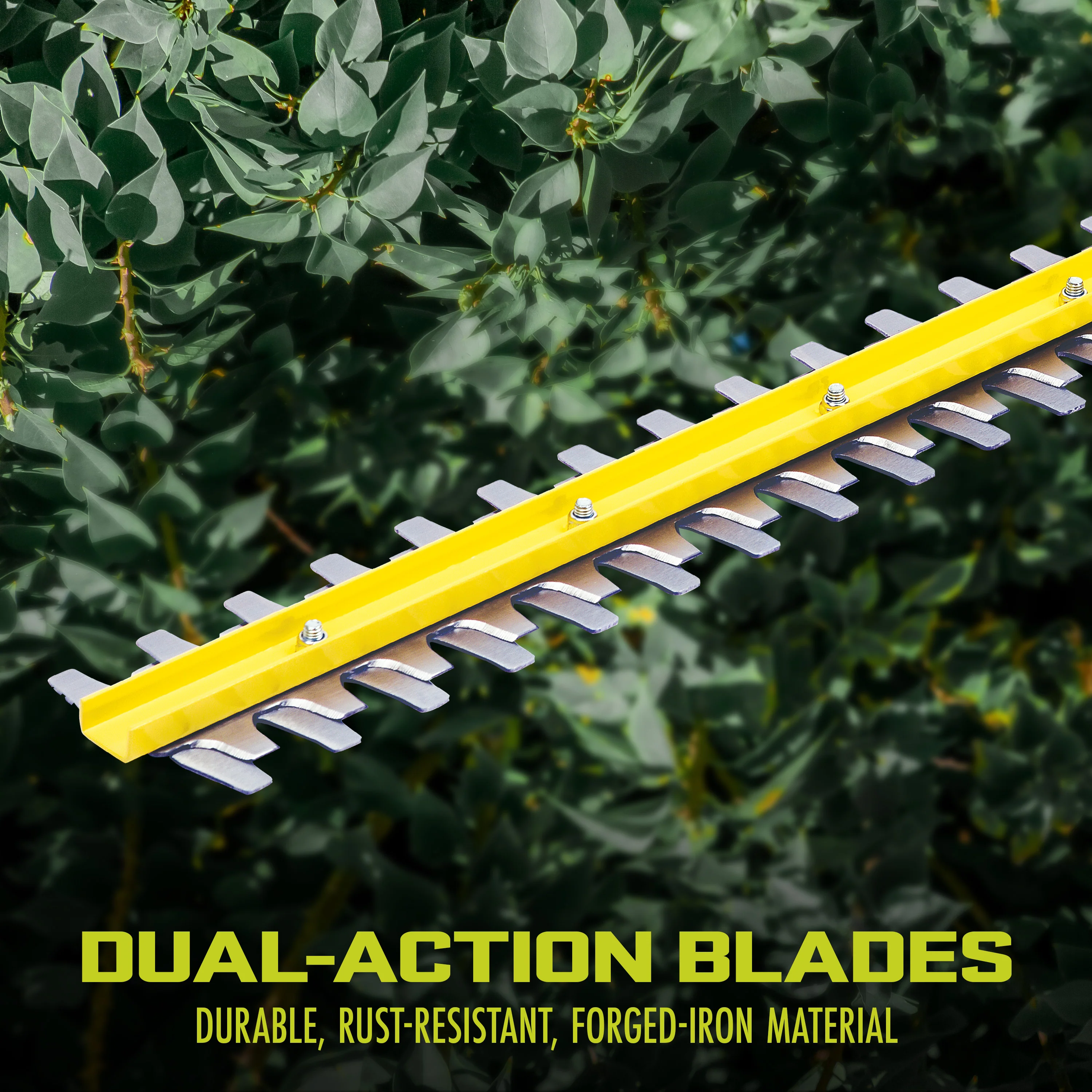 Sun Joe HJ22HTE-MAX Electric Dual-Action Hedge Trimmer | 22-Inch | 3.8 AMP | Dual-Handed Safety - Image 4