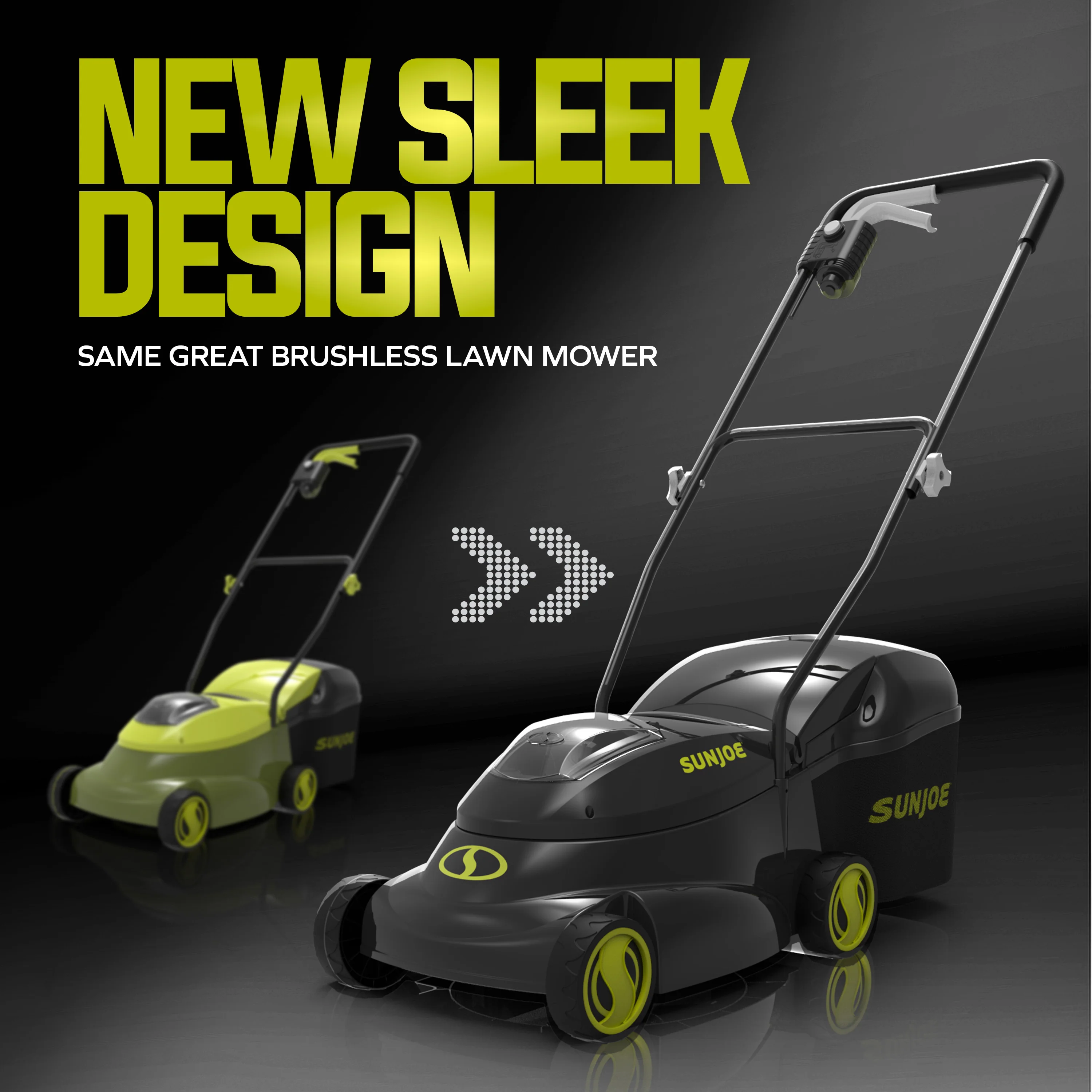 Sun Joe 24-Volt* IONMAX Cordless Brushless Lawn Mower Kit | 14-inch | W/ 5.0-Ah Battery + Charger - Image 3