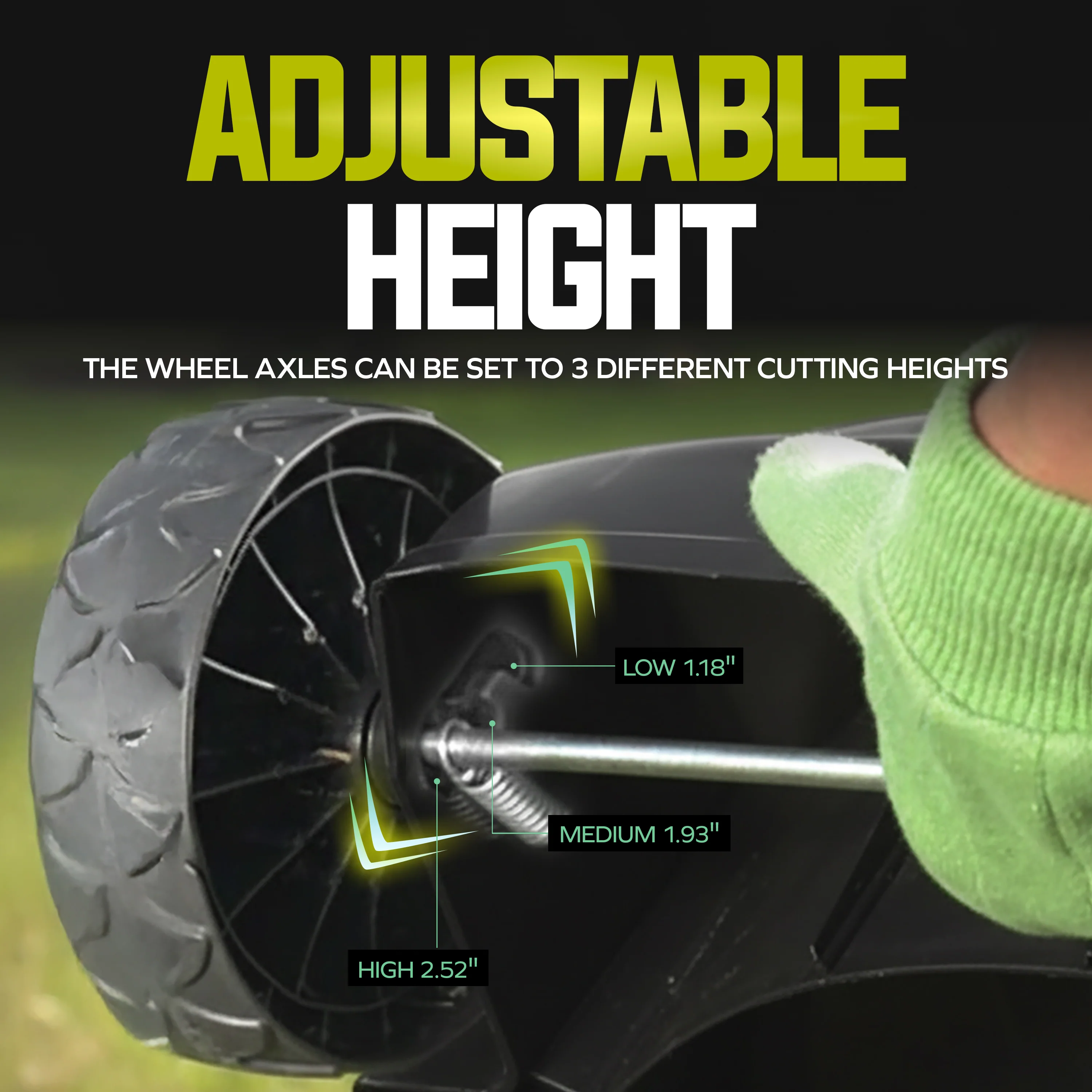 Sun Joe 24-Volt* IONMAX Cordless Brushless Lawn Mower Kit | 14-inch | W/ 5.0-Ah Battery + Charger - Image 5