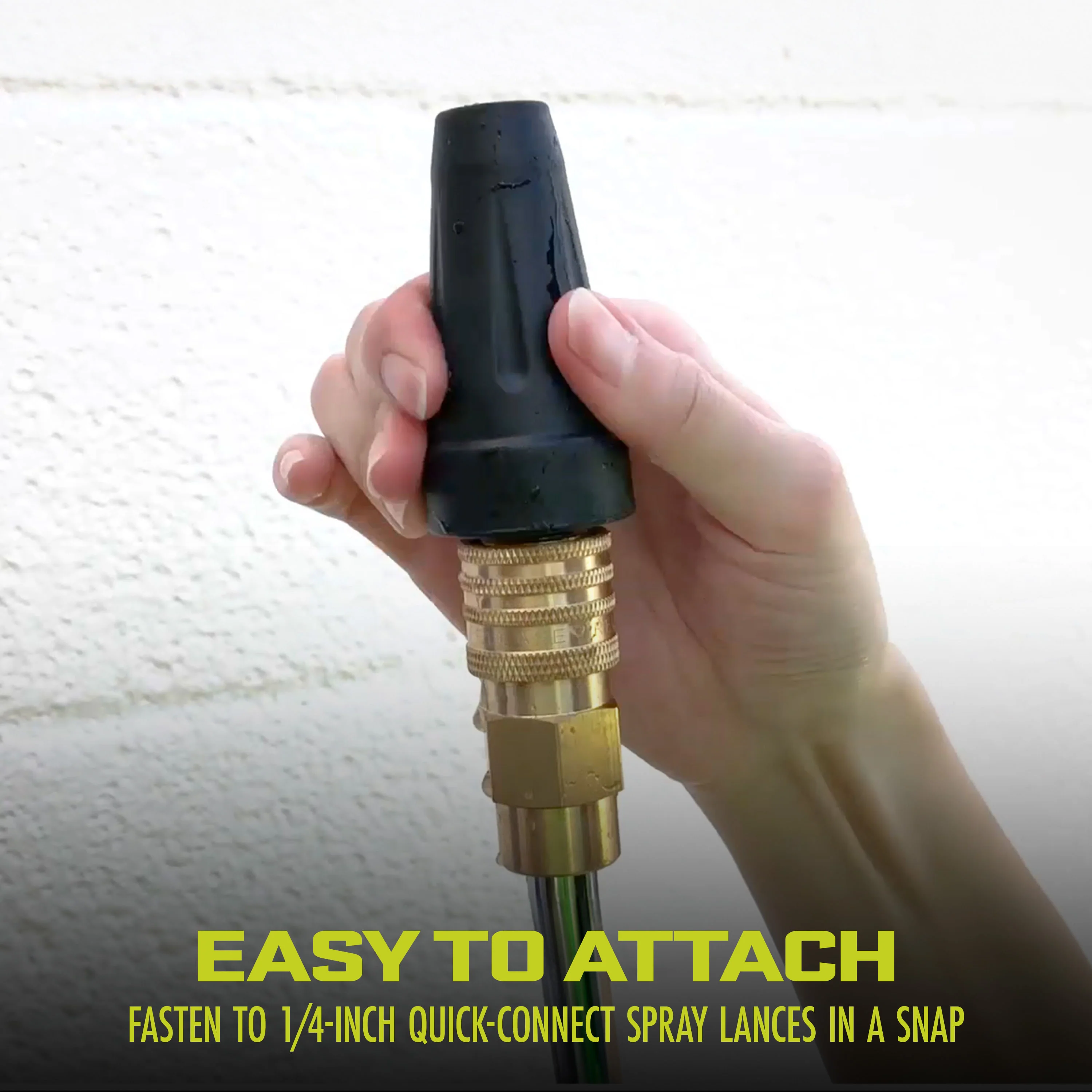 Sun Joe SPX-TSN-34S Universal Turbo Head Spray Nozzle for SPX Series Pressure Washers and Others | Quick-Connect - Image 4