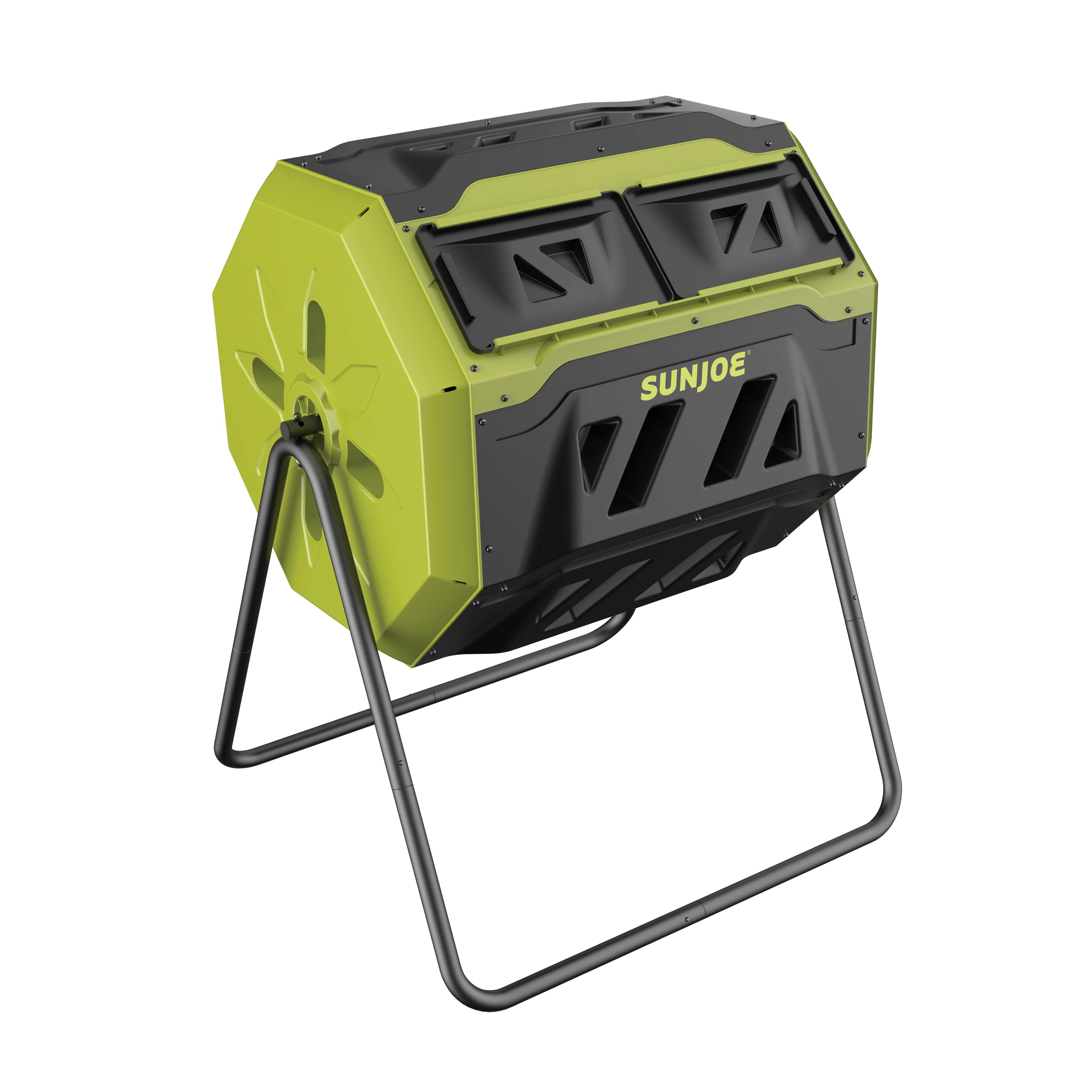Sun Joe All-Season Outdoor Tumbling Composter | Dual Sliding Chamber | 42-Gallon | 2-10 Weeks - Image 10