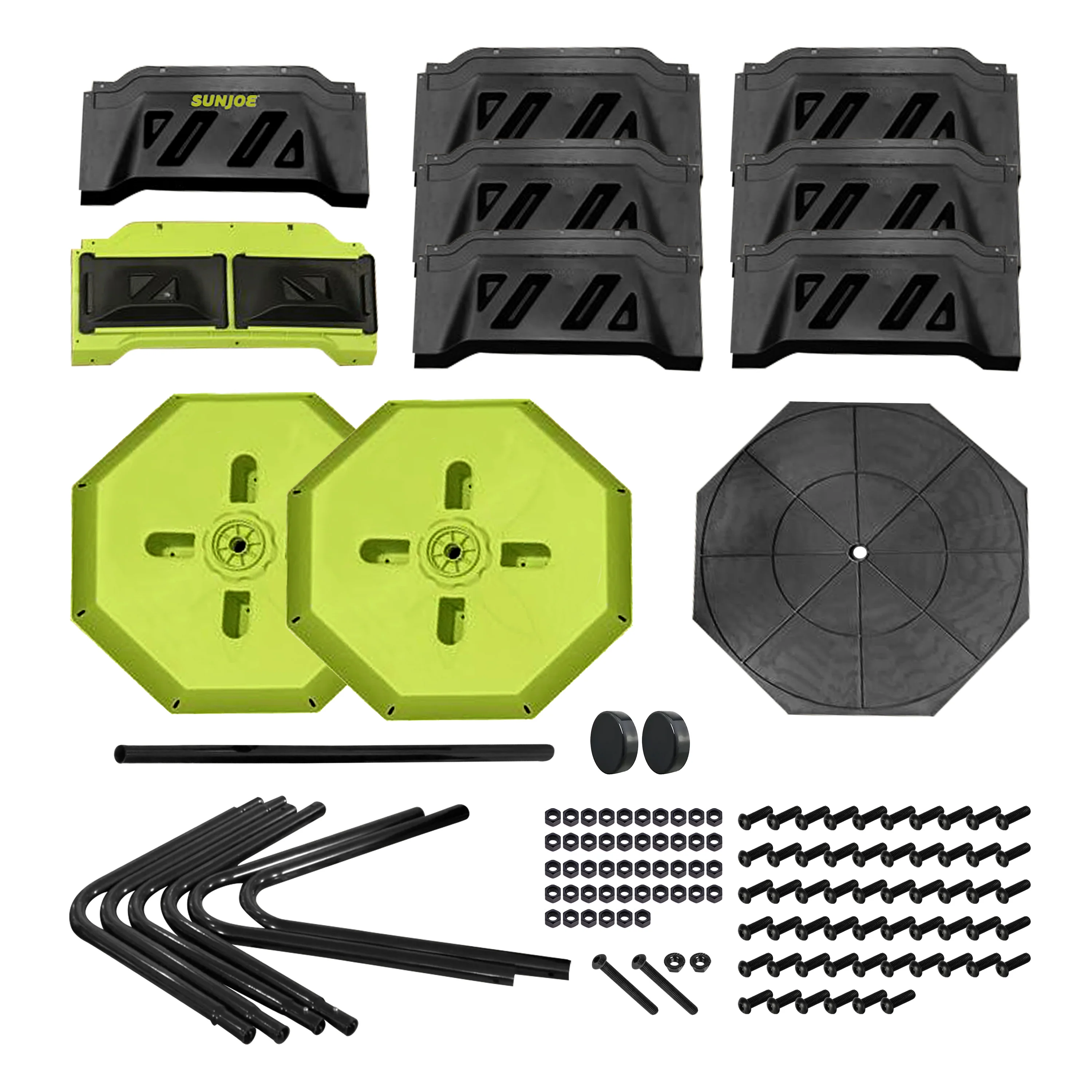 Sun Joe All-Season Outdoor Tumbling Composter | Dual Sliding Chamber | 42-Gallon | 2-10 Weeks - Image 12