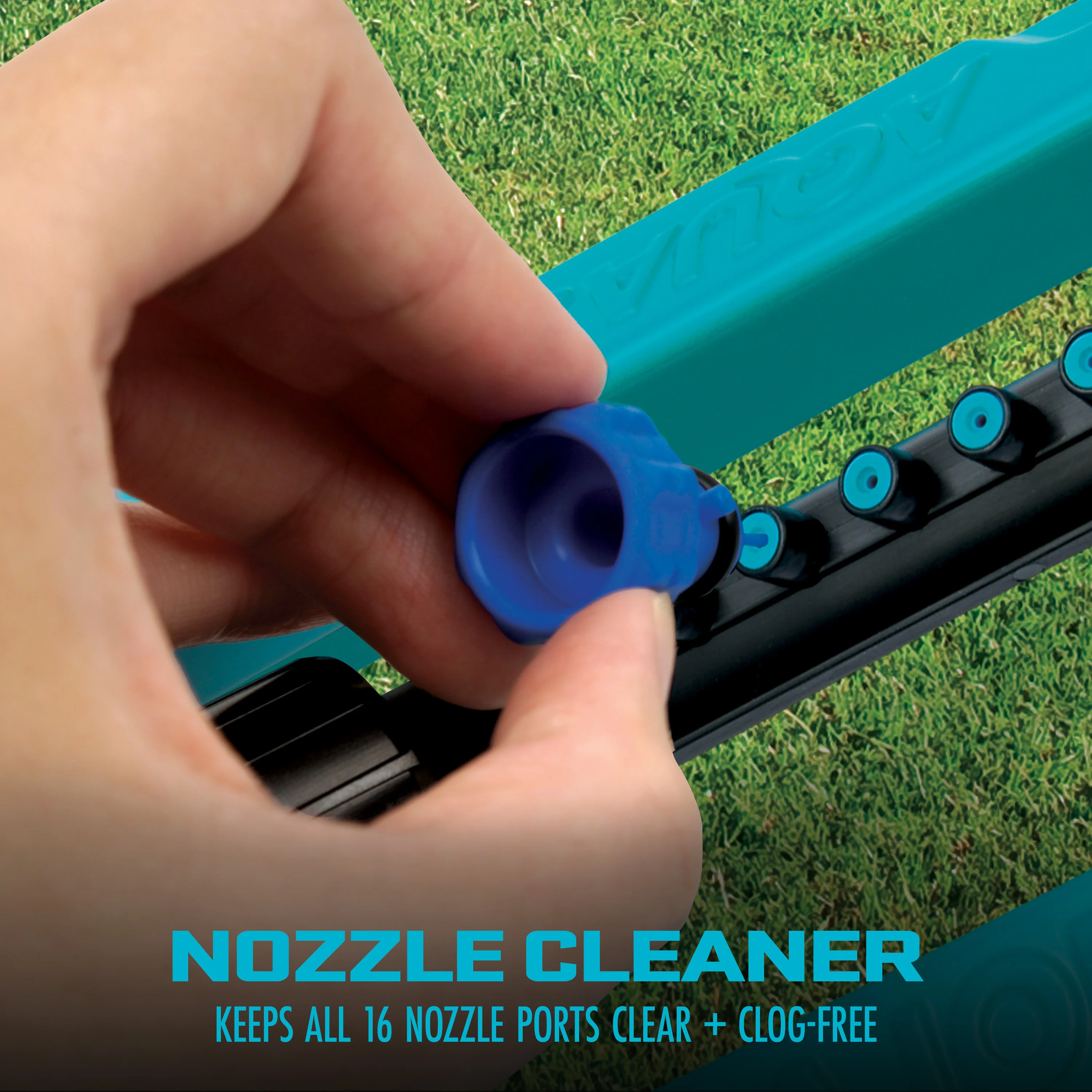 Aqua Joe Indestructible Metal Base Oscillating Sprinkler | Adjustable Spray Patterns | 3,600 Sq. Ft. Max Coverage - Image 7