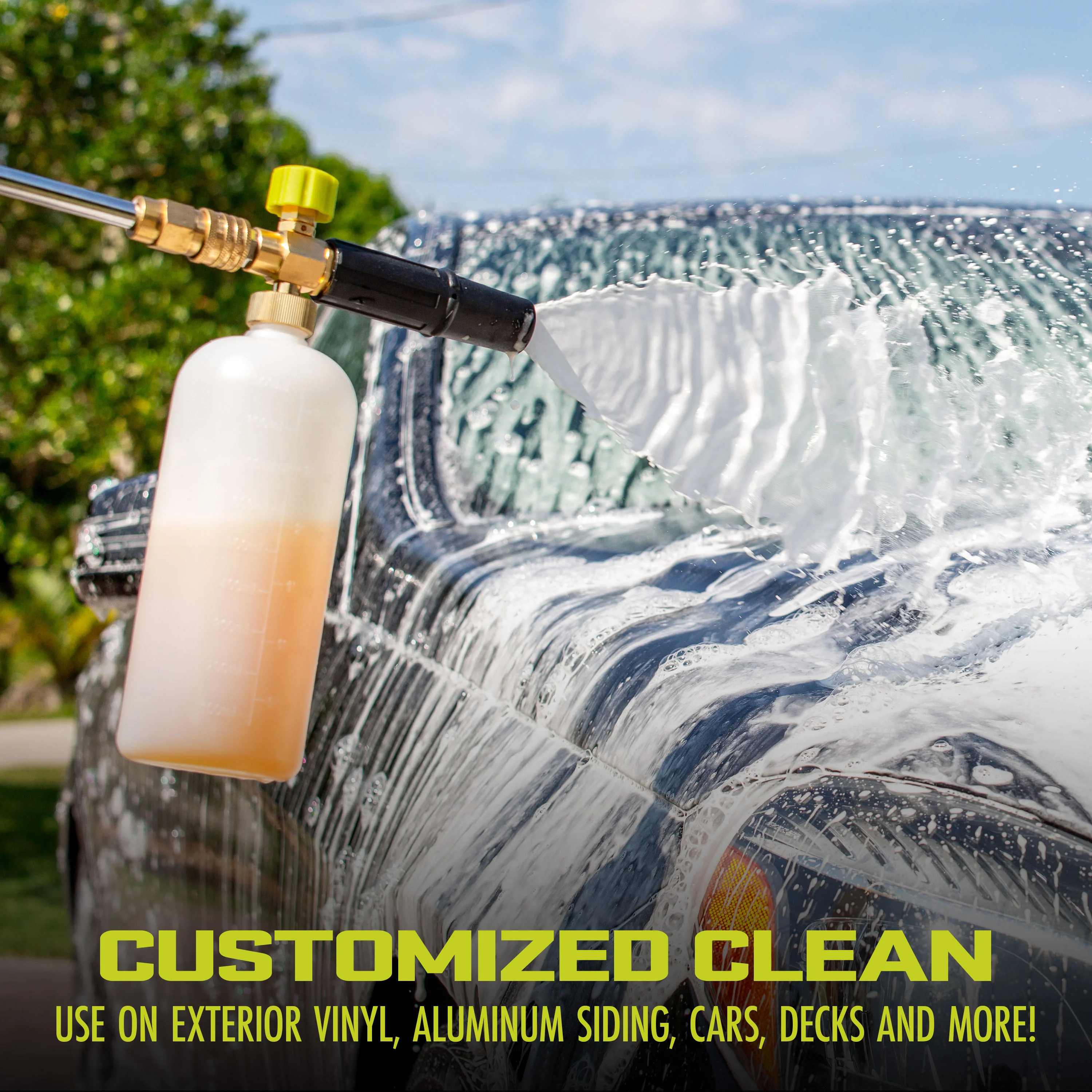 Sun Joe 3-Pack Pressure Washer Concentrate Trio | House and Deck Wash | Auto Foam | All Purpose Cleaner - Image 6