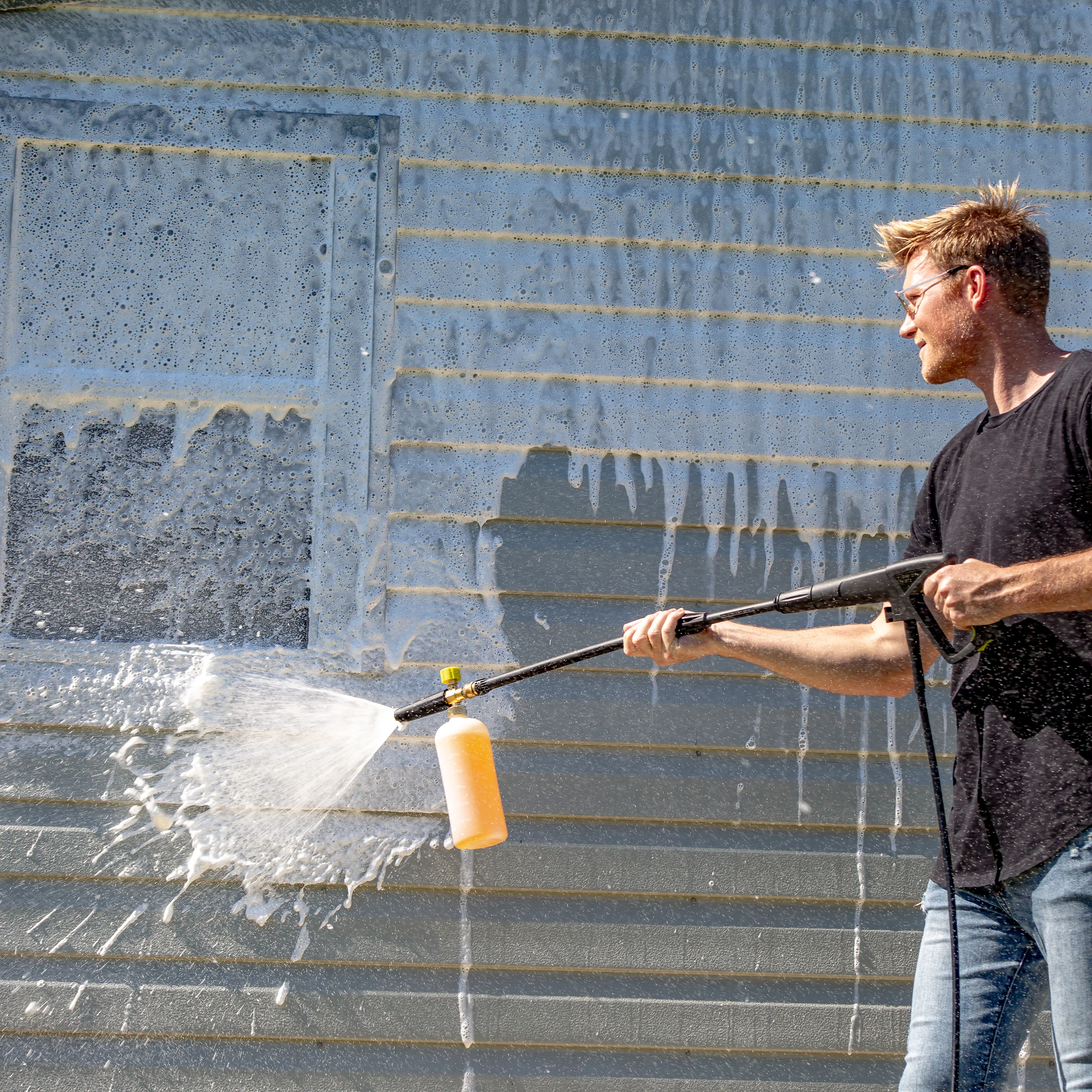 Sun Joe SPX-FC34-PRO Foam Cannon for SPX Series Electric Pressure Washers 34 Oz. | Quick Connect | Adjustable Spray Nozzle - Image 8
