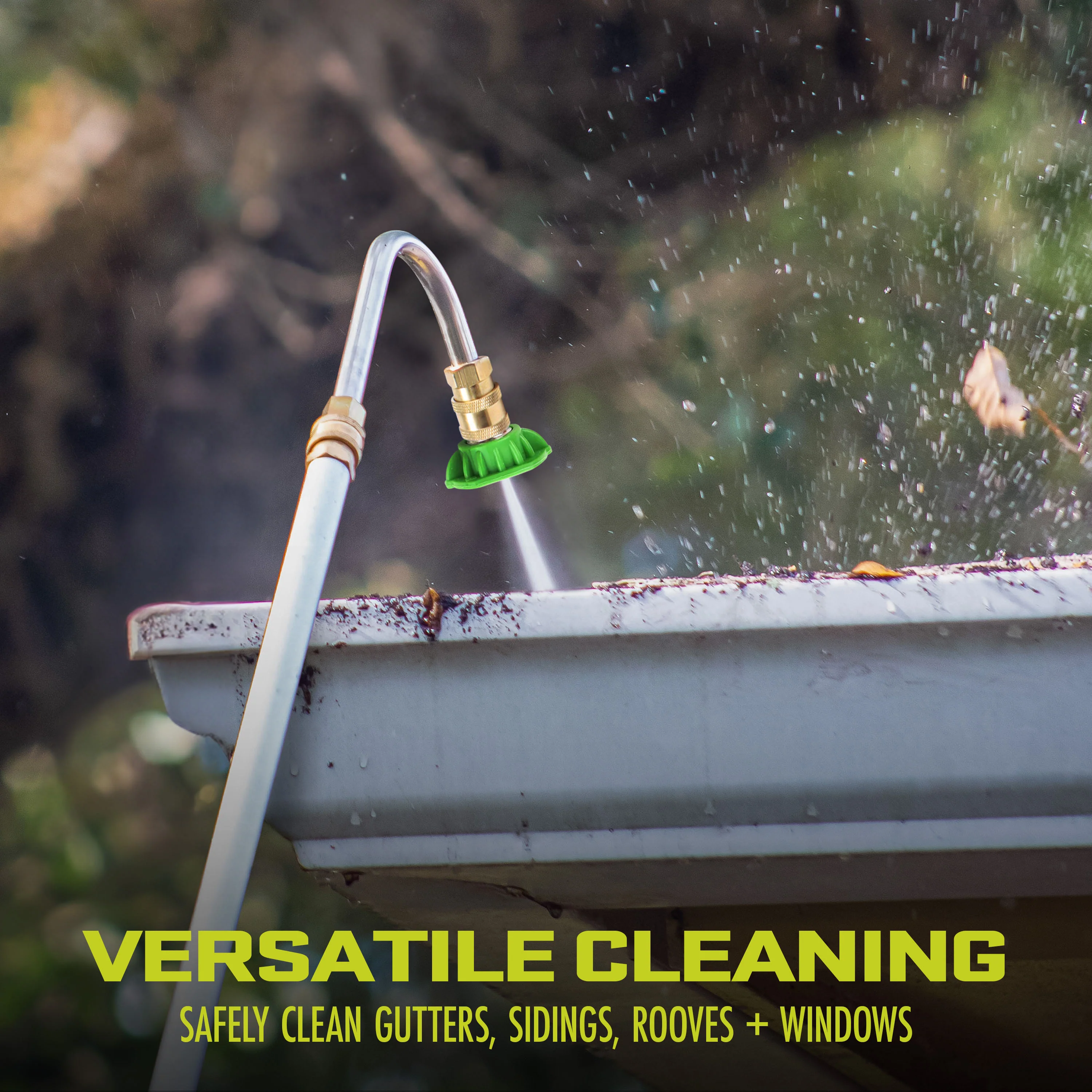 Sun Joe Universal Pressure Washer Sky Lance W/ 4-Piece Accessory Kit | 9-Foot - Image 3