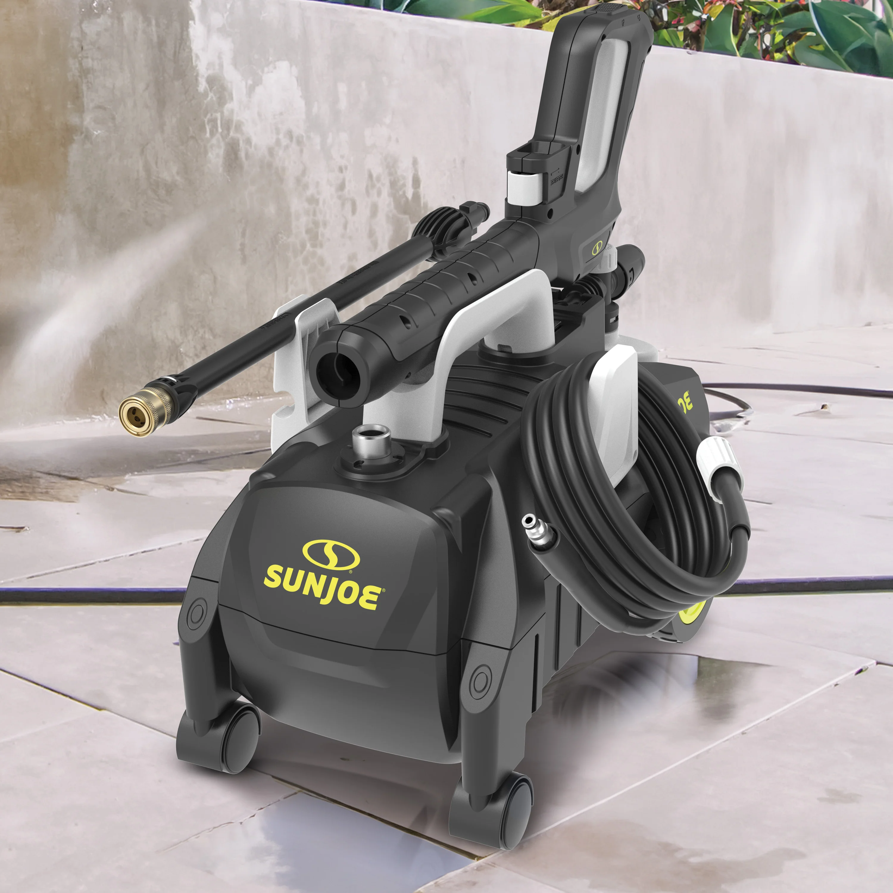 Sun Joe SPX3160P-SJG Electric Pressure Washer W/ Accessories | 11-Amp | Included Brush Set | Ultra Portable | 360º Rotating Wheels - Image 6