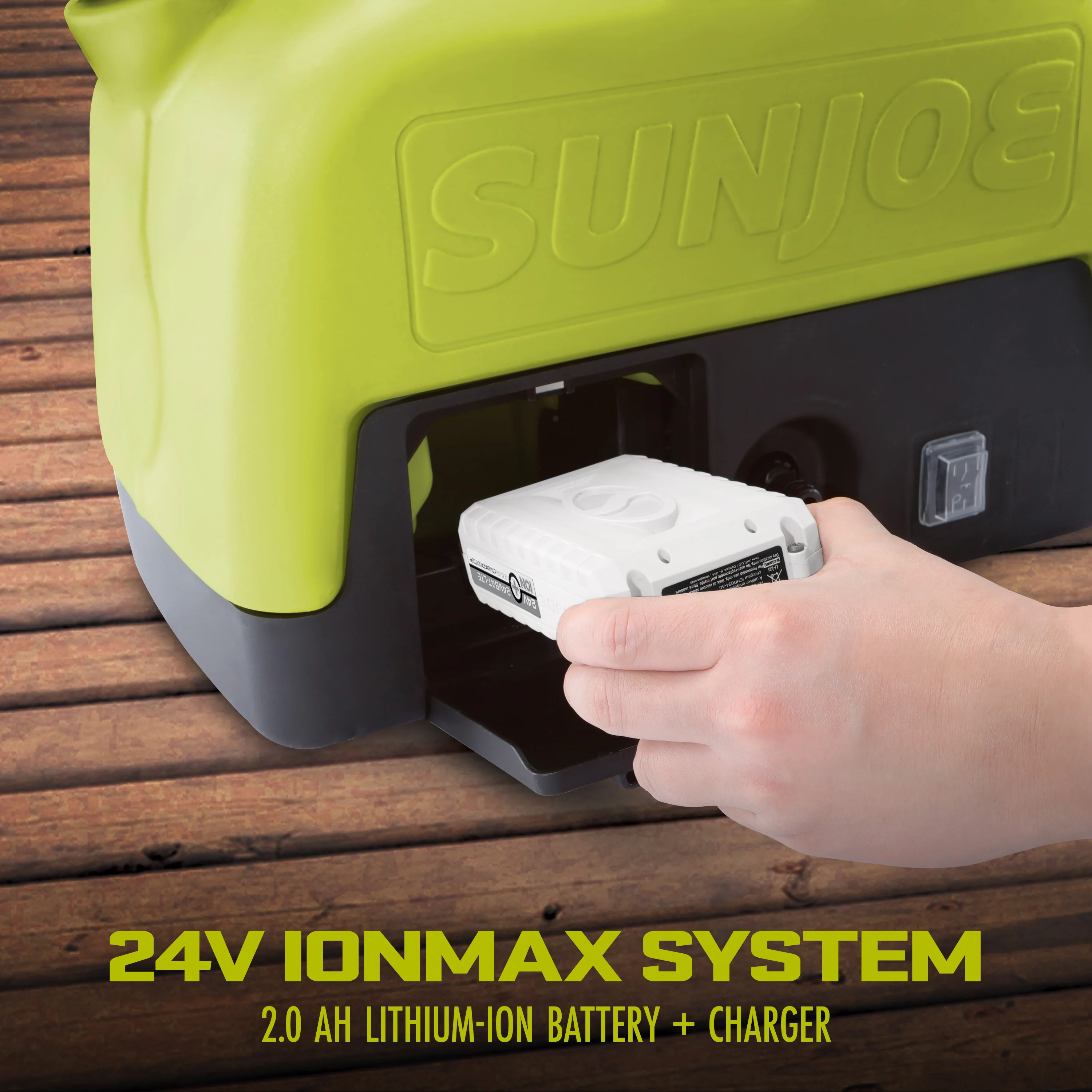 Sun Joe 24-Volt* IONMAX Cordless Go-Anywhere Portable Sink/Shower Spray Washer Kit | 5 Gal | 116 PSI Max* | 1.5 GPM Max* | W/ 2.0Ah Battery + Charger - Image 7