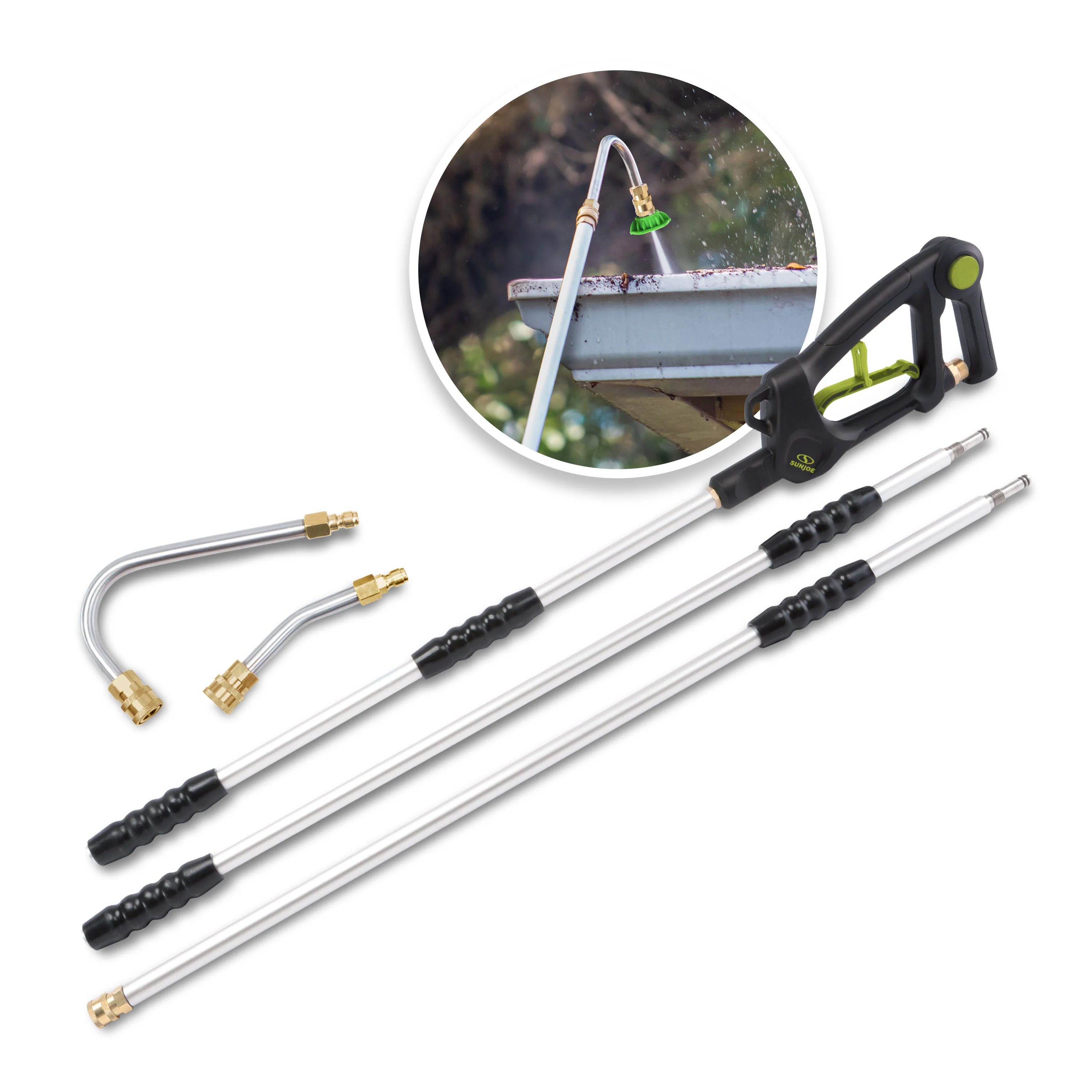 Sun Joe XTREAM Clean Electric Pressure Washer + Patio Cleaner + Sky Lance W/ Accessories| 14.9-Amp - Image 4